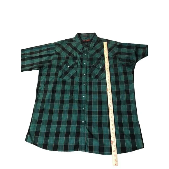 Canyon Ridge Outfitters Shirt Mens 3XT Tall Plain Pearl Snap - Picture 11 of 16